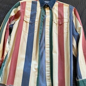 Wrangler Blue Denim Shirt